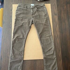 Frame Corduroy in olive color size 32